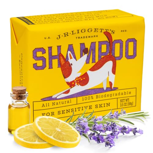 J.R.LIGGETT'S Dog Shampoo Bar for Dogs with Sensitive Skin 3.5 oz (3.05 oz)