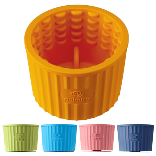 Dog Lick Bowl (M-L / Orange)