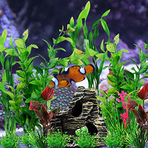 Fish Tank Accessories Aquarium Decorations Rock Plants