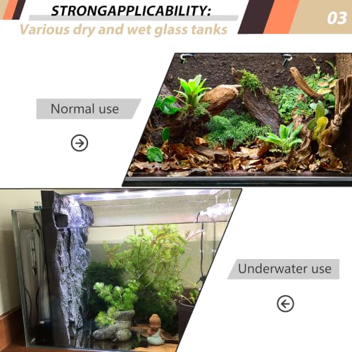 23.6x17.7in Rock Terrarium Background (brown-23.6"* 11.8"（1pcs）)