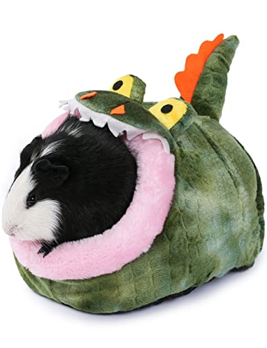 Hedgehog Rat Bed Guinea Pig House Hamster Supplies Chinchilla Cage Ferret Rat Gerbil (S / 3-Crocodile)