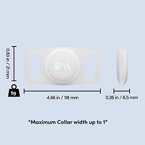 1 Pack AirTag Dog Collar Holder (Glow in the Dark)