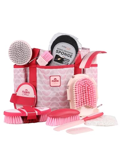 Horse Grooming Kit (Pink Garnet)
