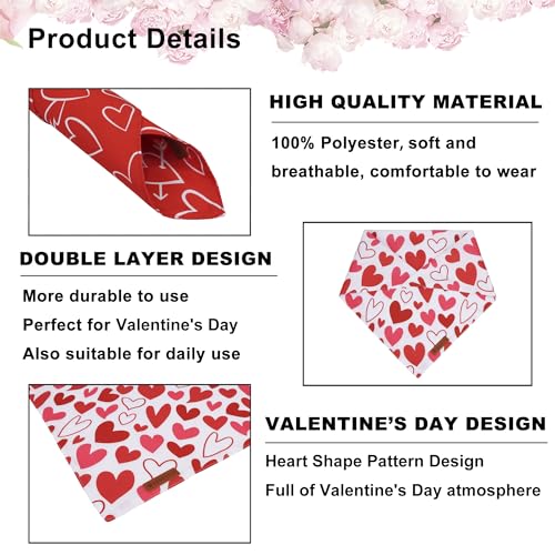 Valentine Dog Bandanas (Small / Valentine)