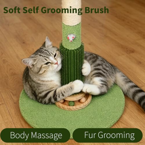40'' Tall Sisal Cat Scratching Post (White Sisal)