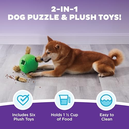 by Nina Ottosson Dog Snuffle N' Treat Ball Puzzle (Large)