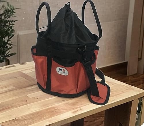 horse Grooming Organizer Tote Bag (Red)