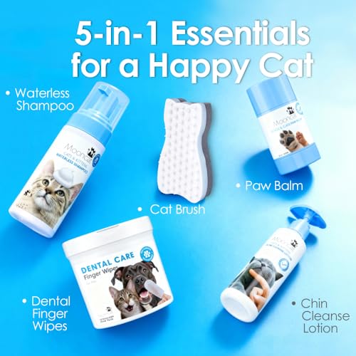 Waterless Cat Shampoo & Grooming Kit