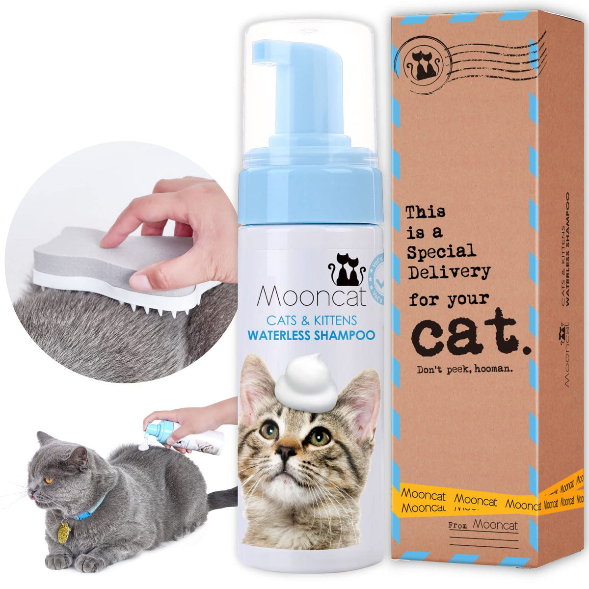 Waterless Cat Shampoo + 2