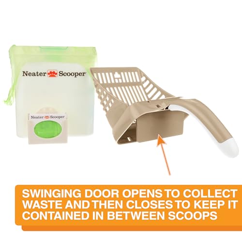 Neater Scooper Standard Cat Litter Scoop (Tan / Standard - 15 Bags)