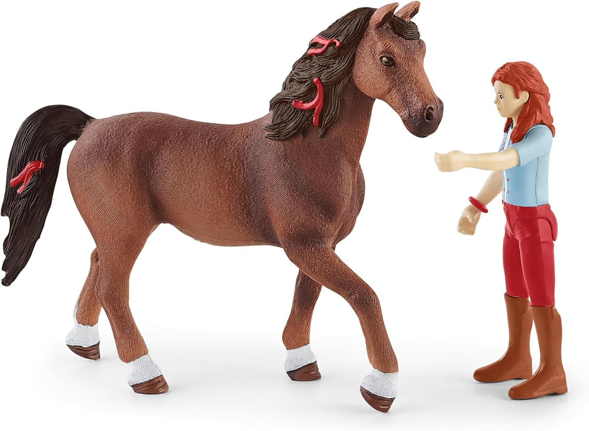 Horse Club 40Pc Horse and Rider Playset with Accessories (40PC Horse Club Rider Playset)
