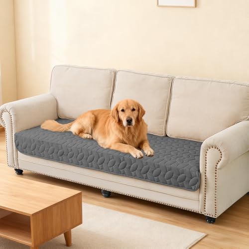 Waterproof Pet Bed Cover Anti (30x53 Inch (Pack of 1) / Darkgrey)
