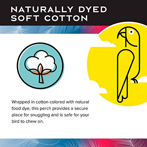Cotton Snuggle Ring Bird Toy