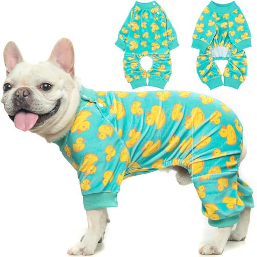 Dog Pajamas Large Sized Dog (Yellow Duck_Yellow(pack of 1) / X-Large)