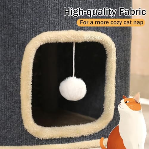 Cat House for Indoor Cat Beds (1-Level)