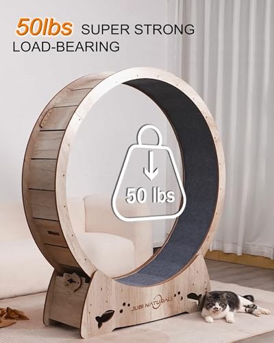 50" XL Cat Exercise Wheel (WOOD / 50")