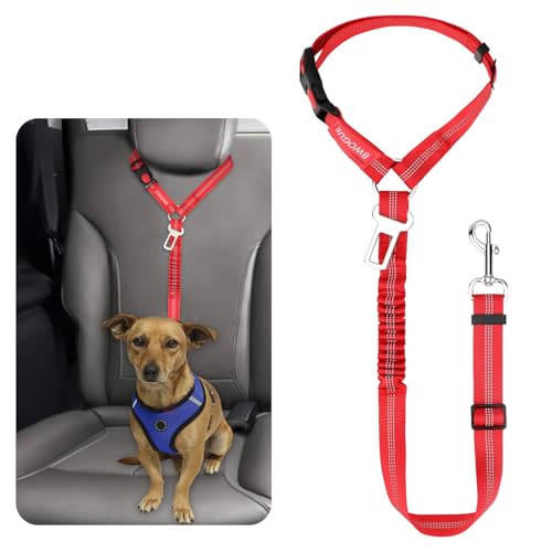 Dog Seat Belt for Car (Red)