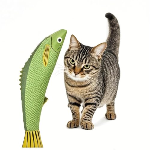 Interactive Catnip Fish Kicker Toy for Indoor Cats