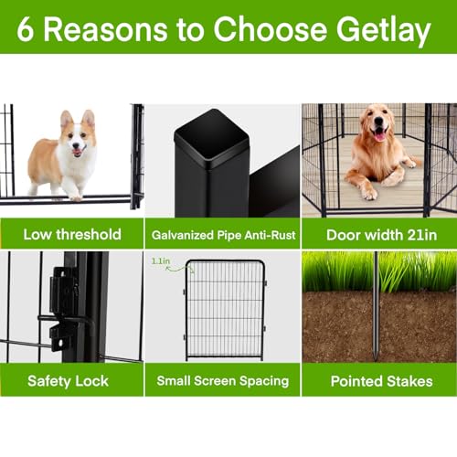 Doorless Dog Digging Fence Barrier (56''(H)-10panels-22.1ft(L) no gate)