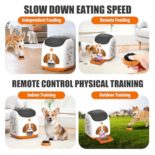 Dog Puzzle Feeder Toy (Orange)