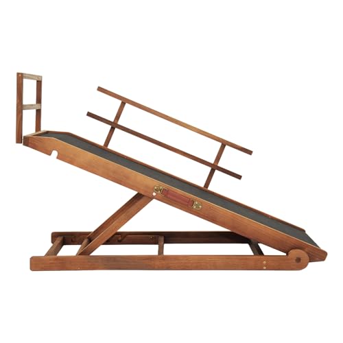 Dog Ramp for Bed (M-Brown)