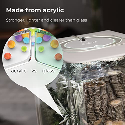 Flow 30 Acrylic 8 (8 Gallon / Black with LED Lighting)