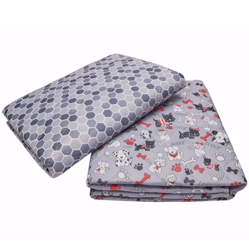 20x30 Washable Pee Pads for Dogs (20" x 30" / Multicolored 2 Pack)