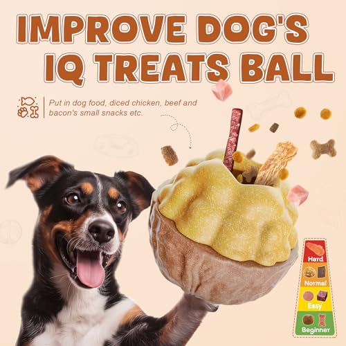 Dog Frozen Treats Toy (Coffe Wood)