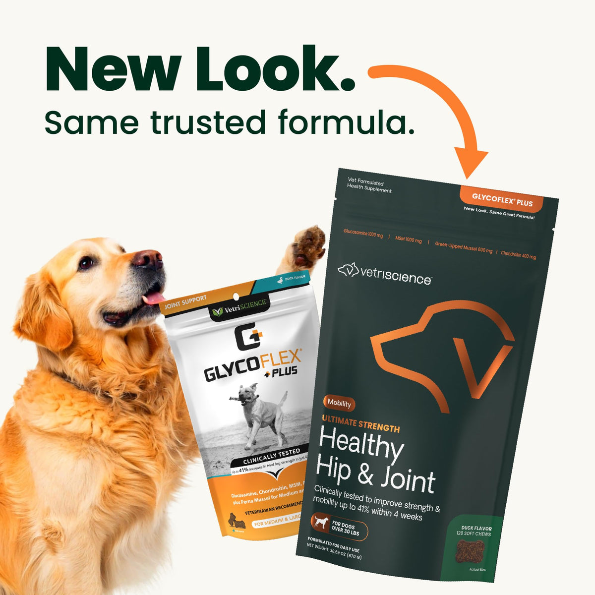 Ultimate Strength Healthy Hip & Joint for Dogs (120 Chews)
