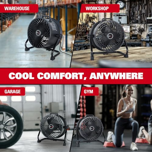Drum Fan 16 Inch High Velocity Industrial Shop Fan (16Inch)