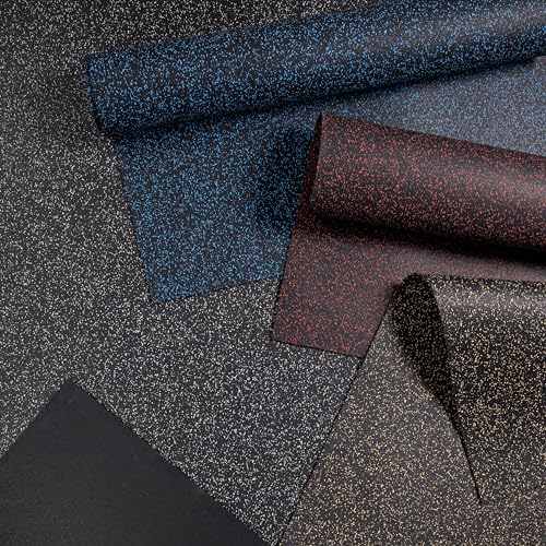 Genaflex Rubber Gym Floor Mat (10% Red / 240"L x 48"W x 0.3"Th)
