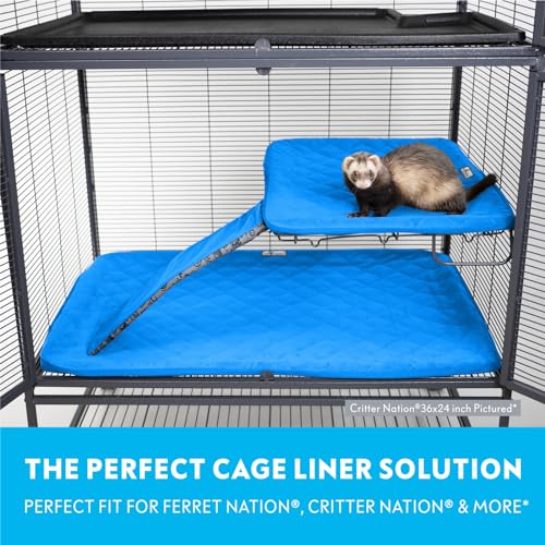 Fitted Fleece Liner Set for Critter Nation 1 (Blue / Single Unit Combo)
