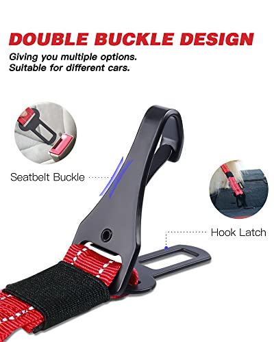 Dog Seat Belt for Car (Red)