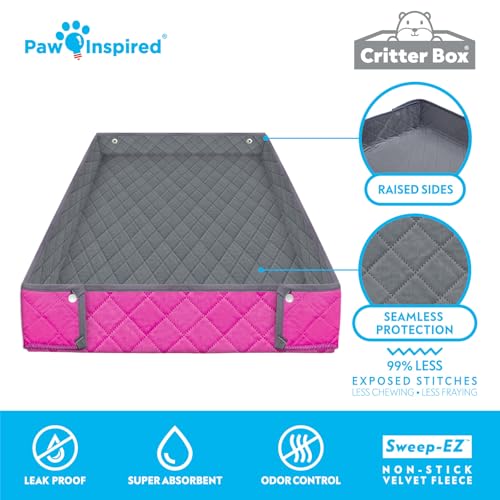 Reversible Critter Box (C&C 2x4 (12" Grids) / Gray/Pink)