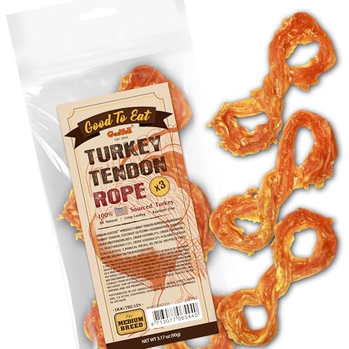 Turkey Tendons for Dogs (3.17 Ounce (Pack of 1))