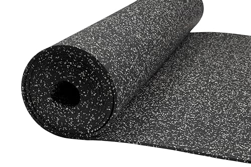 Genaflex Rubber Gym Floor Mat (10% Grey / 48"L x 48"W x 0.3"Th)