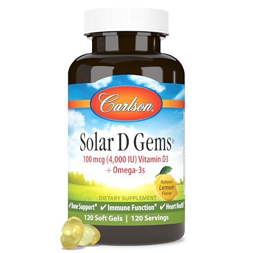 Solar D Gems 4000 IU (120 Count (Pack of 1))