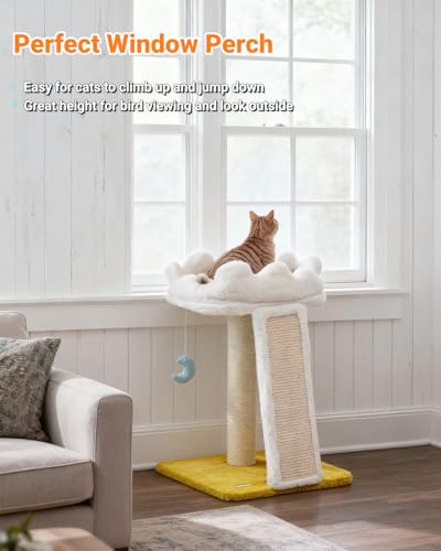 Cat Tree Cloud Cat Tower with Soft Bed (22" with Scratching Pad)