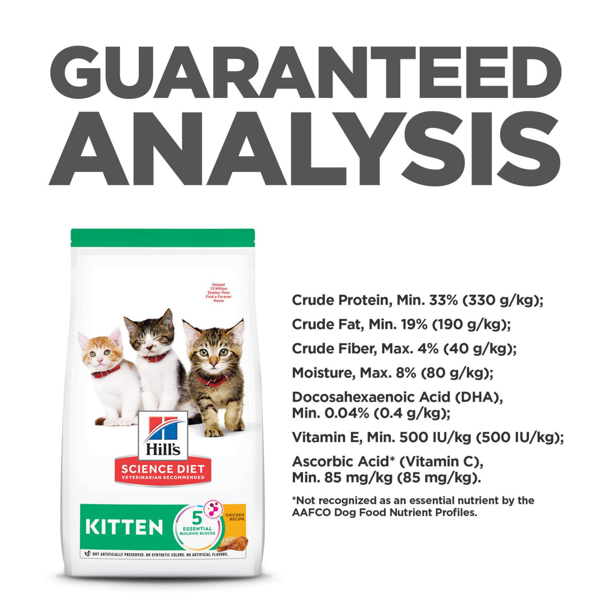 Kitten Formula Dry Cat Food (3.5 Pound (Pack of 1))