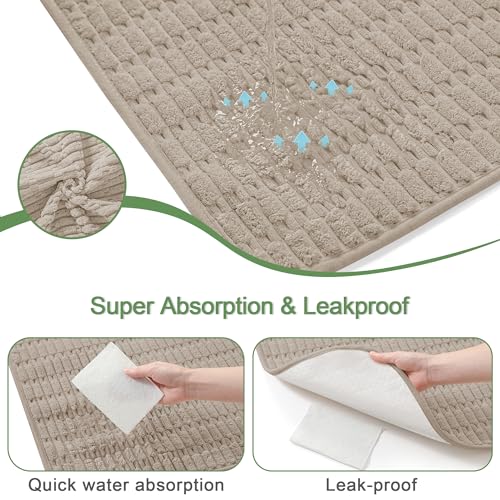 Washable Pee Pads for Dogs Puppy Pad (Brown / 60"x60"(Pack of 1))