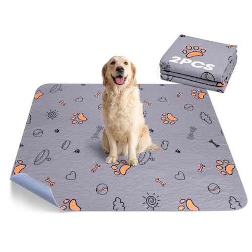 Washable Pee Pads for Dogs (Purple / 41X41 (2 Packs))