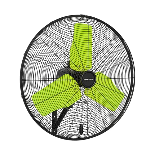 24 Inch Outdoor Waterproof Wall Mount Fan (Green / 24 Inch)