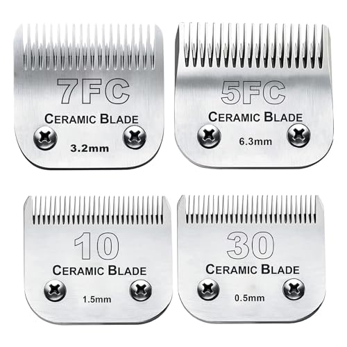 Dog Grooming Blades Compatible with Andis Clipper (1pc 3-3/4fc: 1/2" (13 Mm))