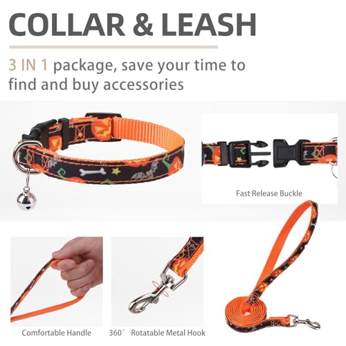 Halloween Dog Harness (Halloween Black / XS (CHEST 13"-14.5"))