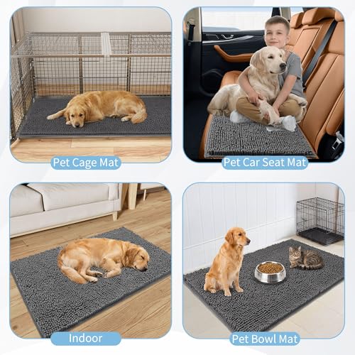 Dirt Trapping Door Mat (72"L x 36"W x 1.0"Th / Grey)