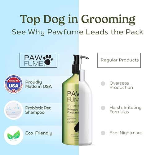 PAWFUME Dog Shampoo and Conditioner (Shampoo & Conditioner Blue Ribbon / Pack of 1)