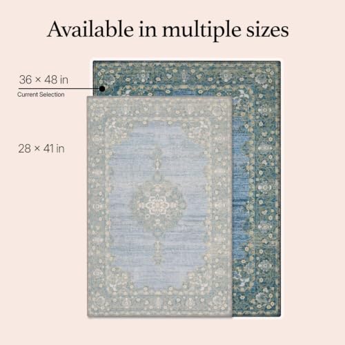 Lovewag Reusable Washable Dog Pee Pads (Blue Mesa / 36x48 inches (Pack of 2))