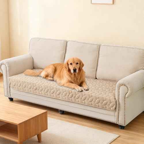 Waterproof Pet Bed Cover Anti (30x80 Inch (Pack of 1) / Beige)