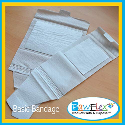 Basic Leg Bandages for Dogs (2XS 10-Pack)