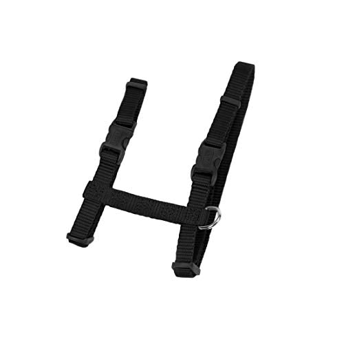 Pet Figure "H" Adjustable Cat Harness (adjustable / black)